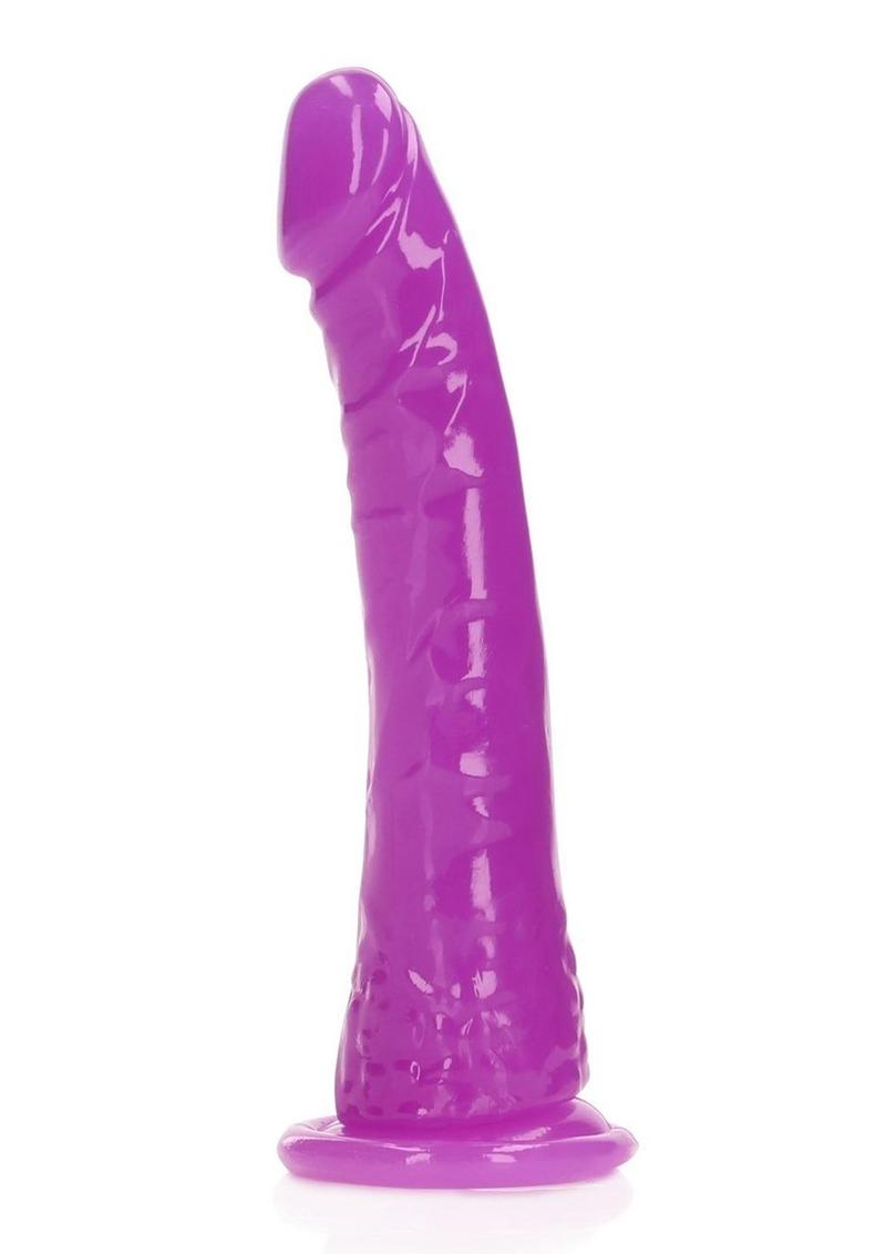 Realrock Slim Glow In The Dark Dildo with Suction Cup