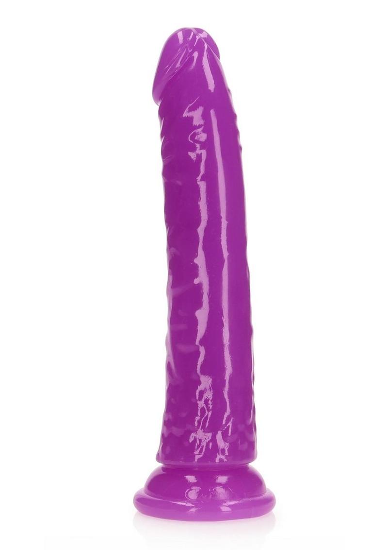 Realrock Slim Glow In The Dark Dildo with Suction Cup
