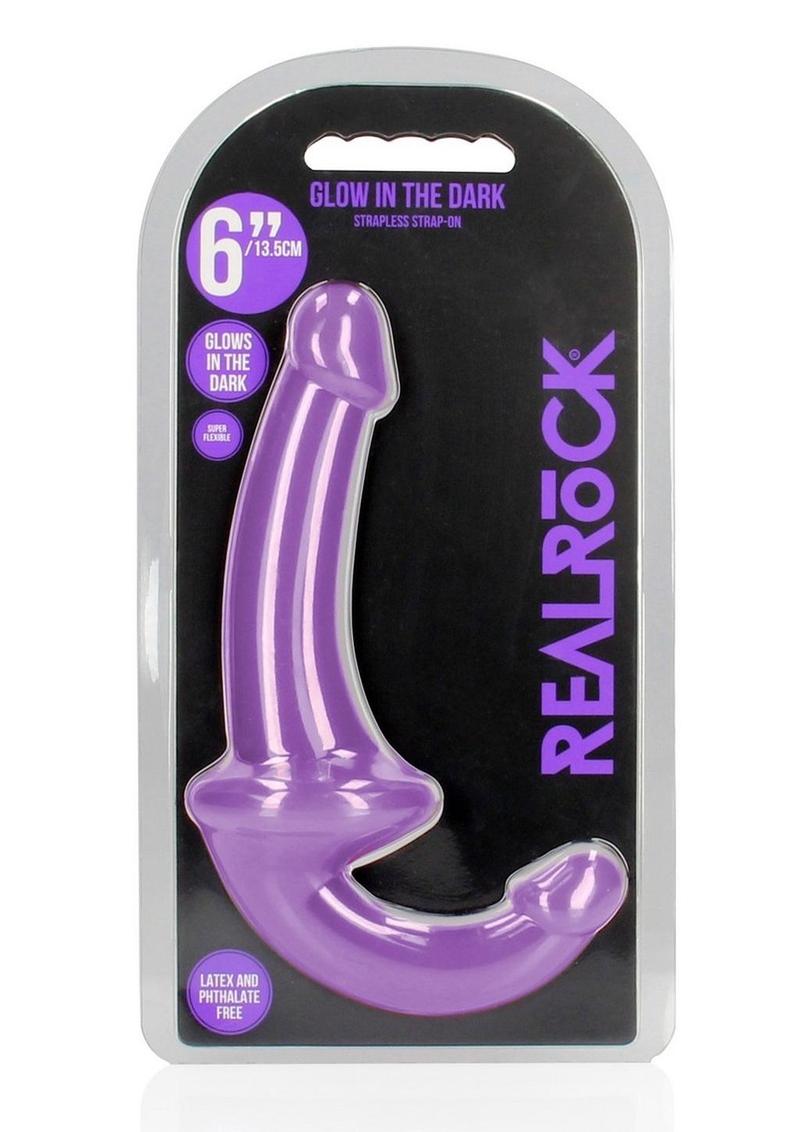 Realrock Strapless Strap-On Glow In The Dark Dildo