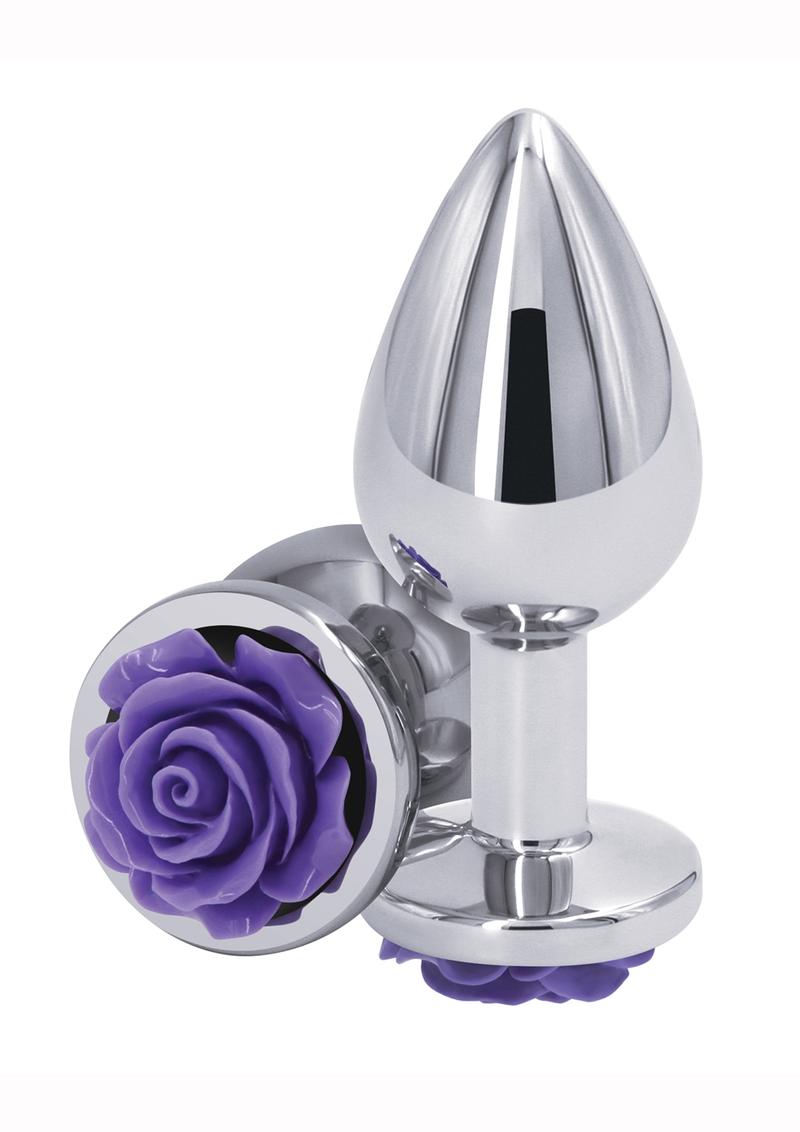 Rear Assets Rose Aluminum Anal Plug