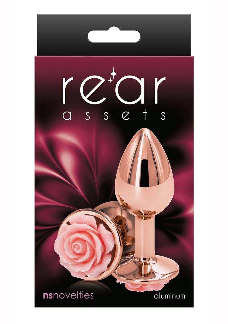 Rear Assets Rose Aluminum Anal Plug
