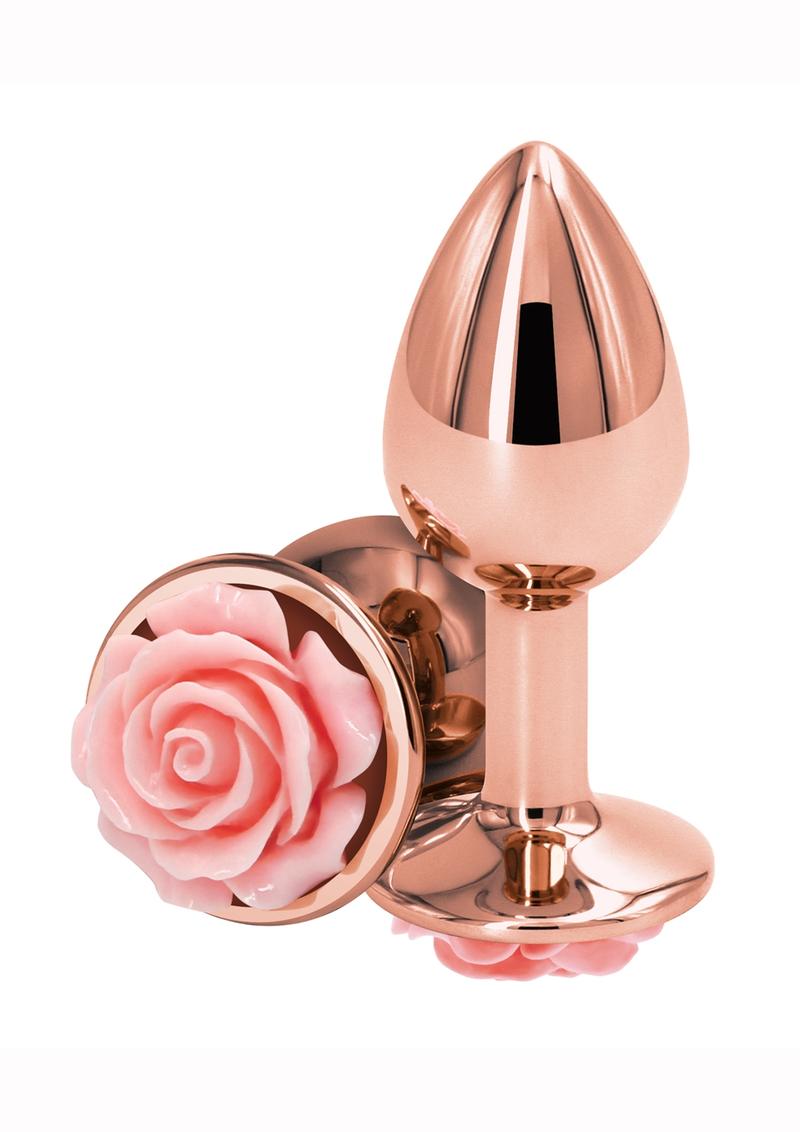 Rear Assets Rose Aluminum Anal Plug
