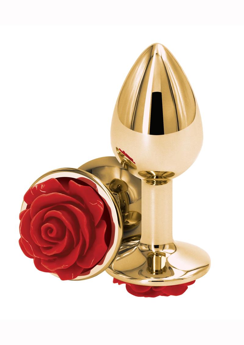 Rear Assets Rose Aluminum Anal Plug