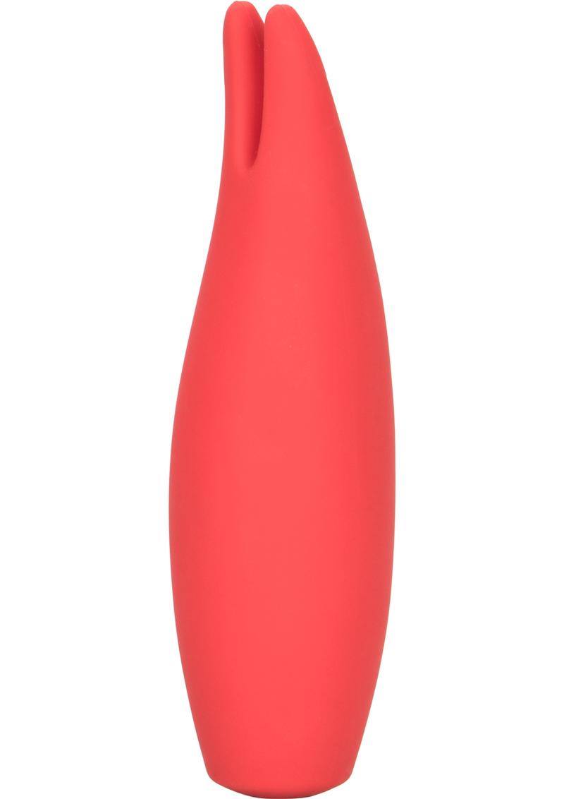 Red Hot Flare USB Rechargeable Silicone Massager Waterproof