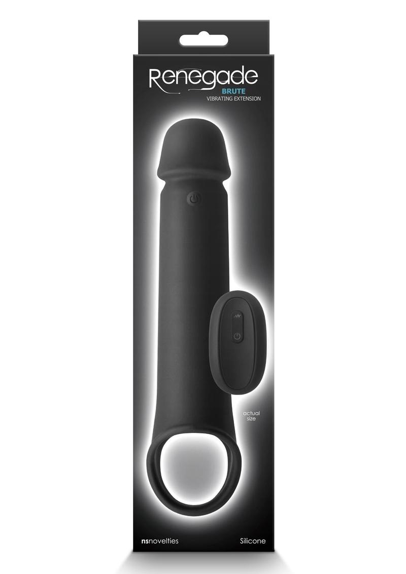 Renegade Brute Rechargeable Silicone Vibrating Penis Extention