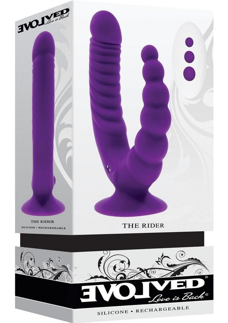 Rider Rechargeable Silicone Double End Vibrator