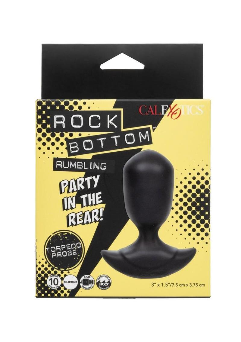 Rock Bottom Rumbling Torpedo Rechargeable Silicone Probe