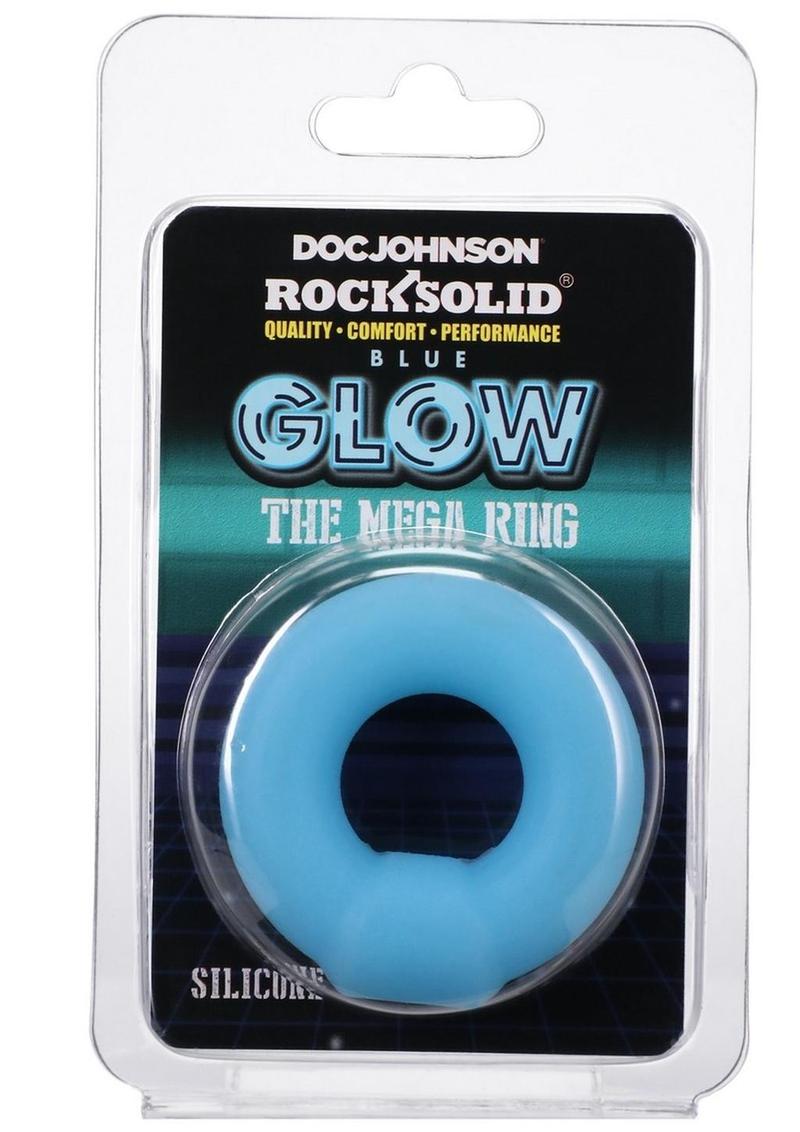 Rock Solid The Mega Ring Glow In The Dark Silicone Cock Ring