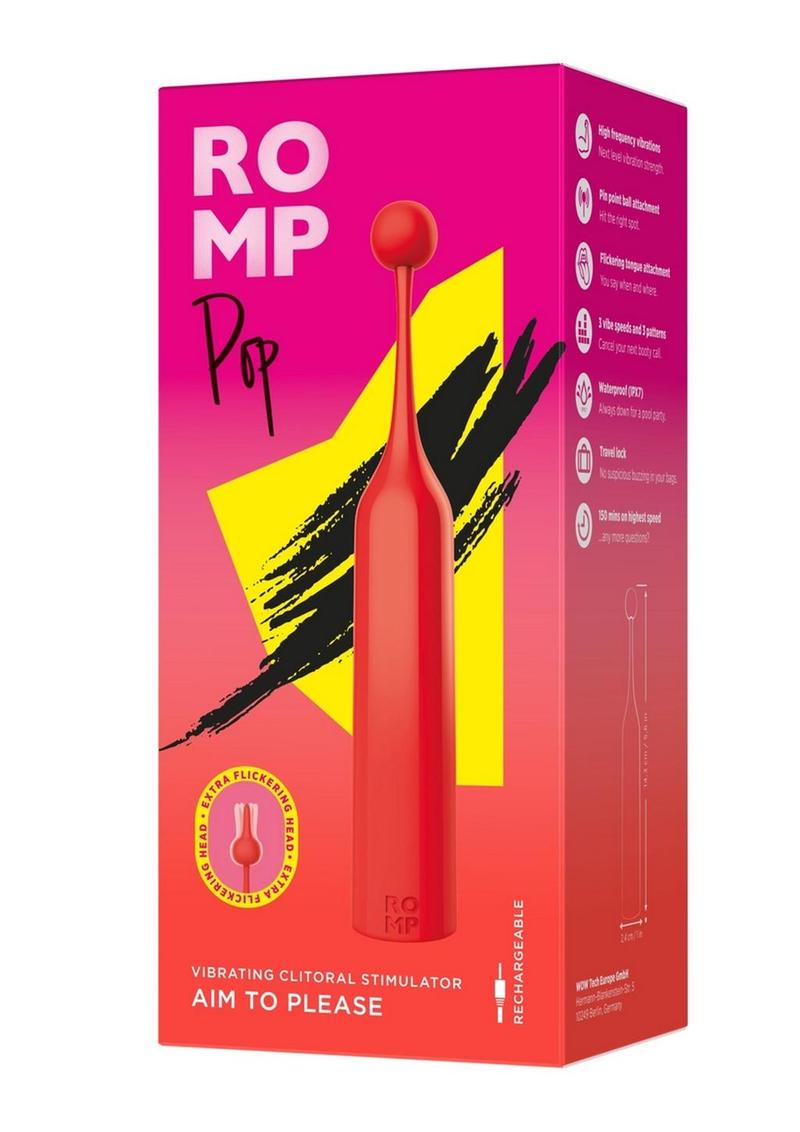 Romp Pop Rechargeable Silicone Clitoral Stimulator