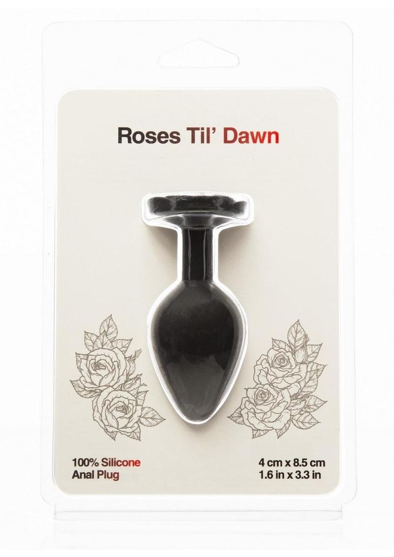 Roses Til Dawn Silicone Butt Plug