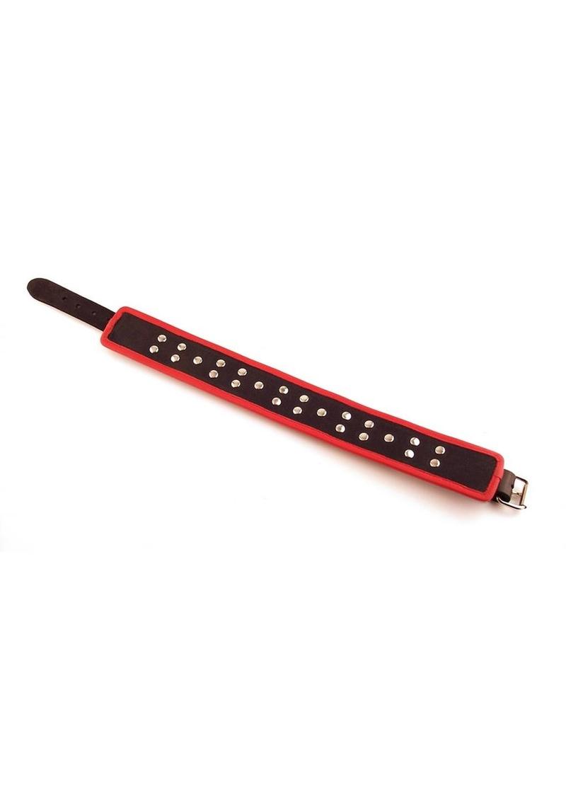 Rouge 5 D Ring Leather Collar