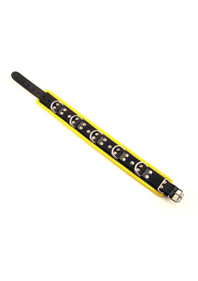 Rouge 5 D Ring Leather Collar