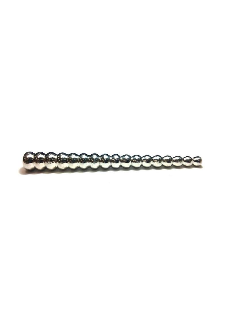 Rouge Beaded Stainless Steel Urethral Sound