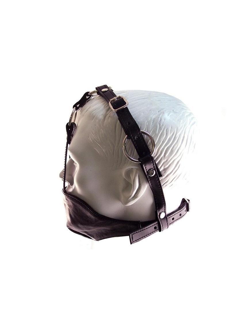 Rouge Leather Adjustable Mouth Chin Gag