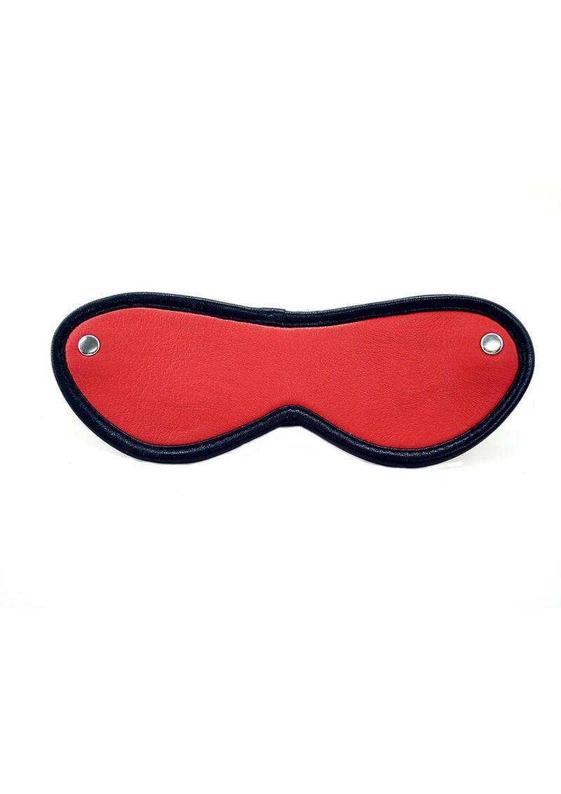 Rouge Leather Blindfold Eye Mask