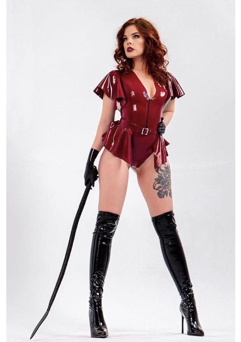 Rouge Leather Devil Tail Whip