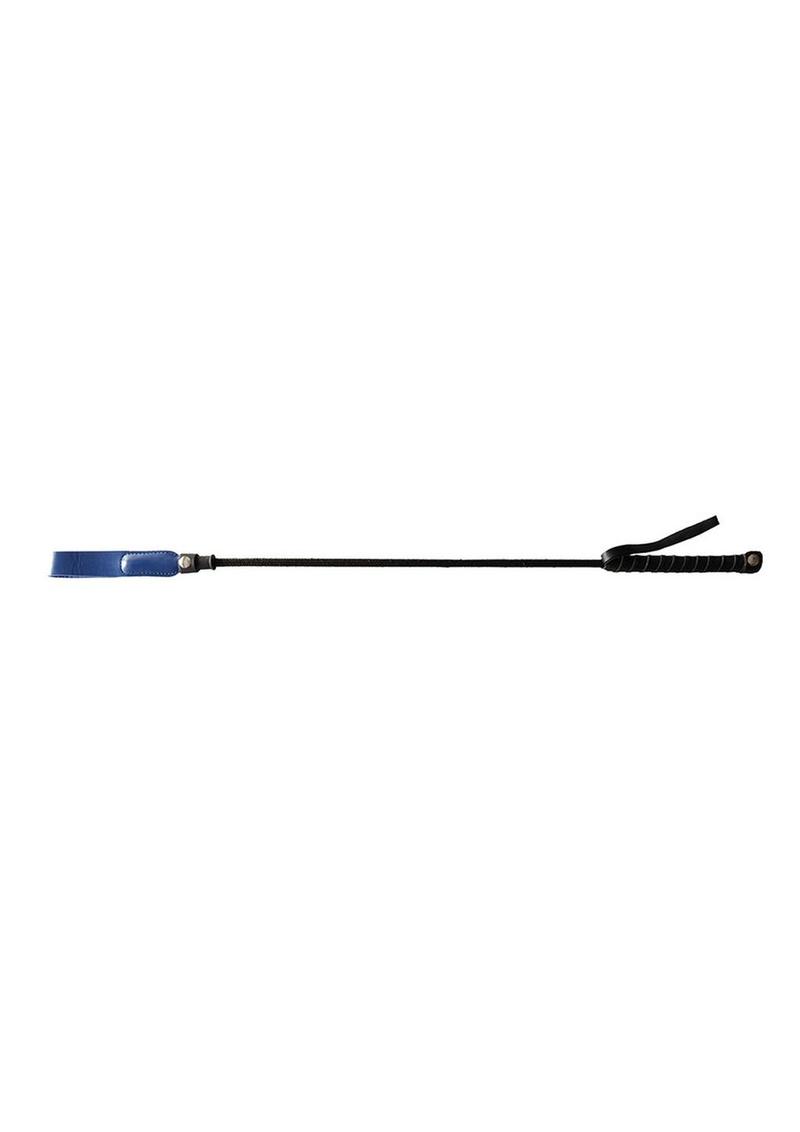 Rouge Leather Riding Crop with Slim Tip