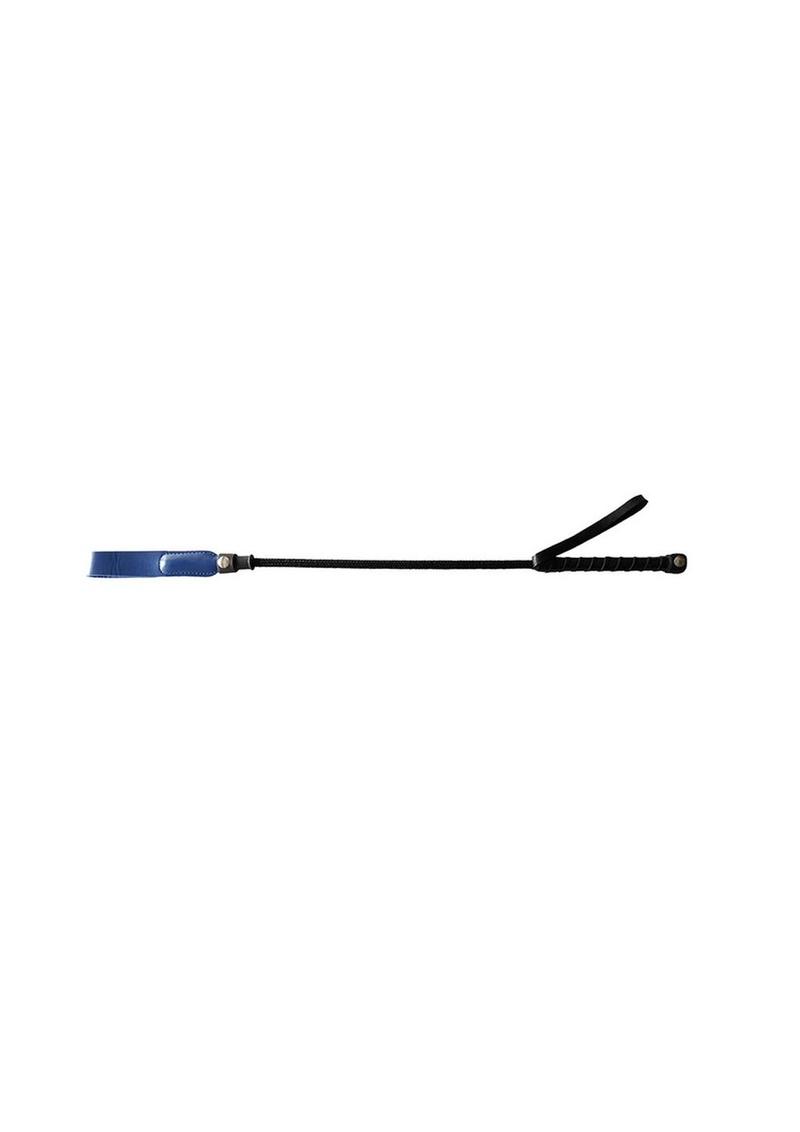 Rouge Leather Short Riding Crop with Slim Tip