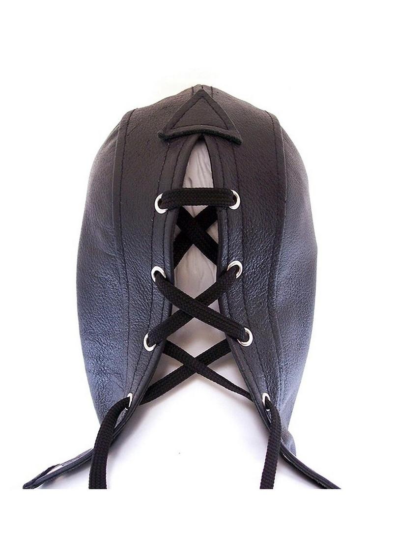 Rouge Leather Zip Mask