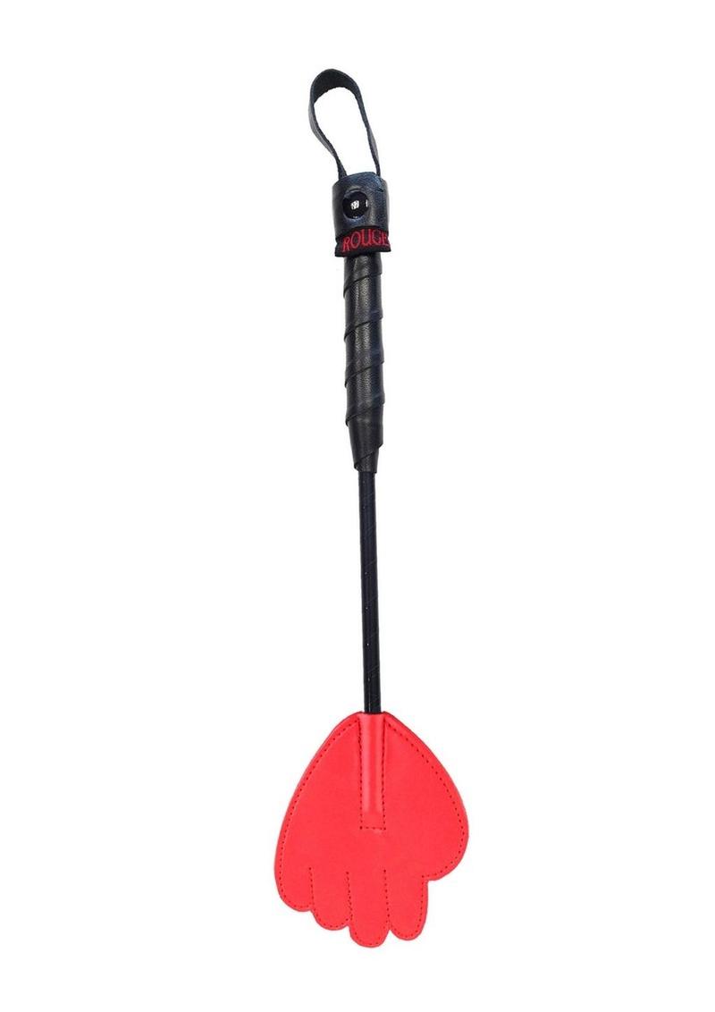 Rouge Mini Leather Hand Riding Crop