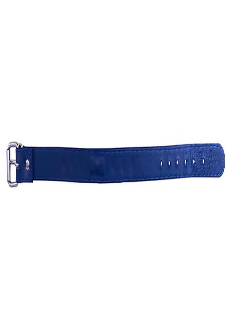 Rouge O Ring Studded Adjustable Leather Collar