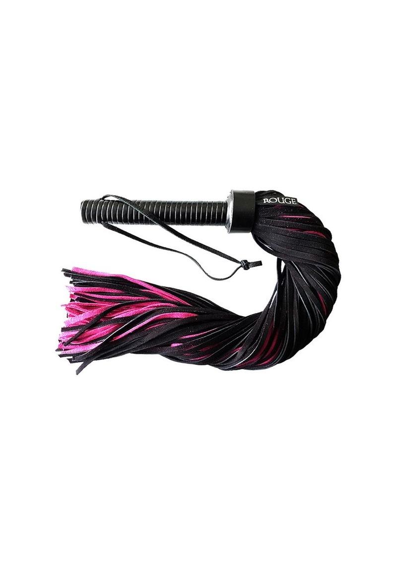 Rouge Suede Flogger with Leather Handle