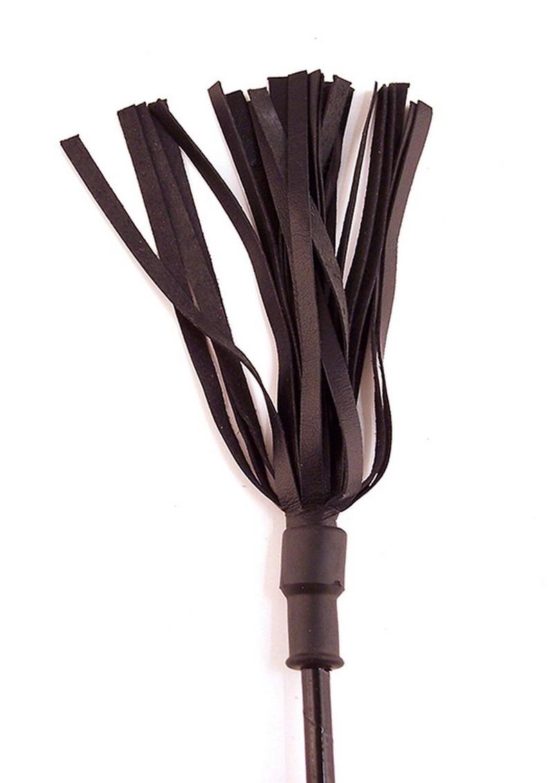 Rouge Wooden Handle Leather Riding Crop