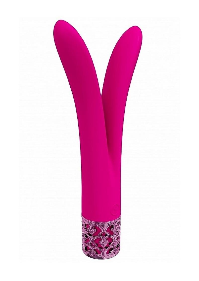 Royal Gems Dueling Queens Rechargeable Silicone Vibrator