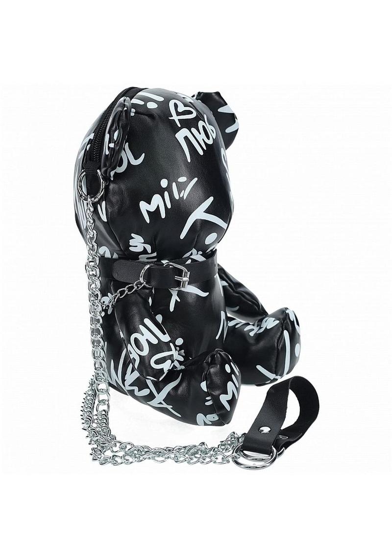 S-Line Bear Bag Pleather Writing