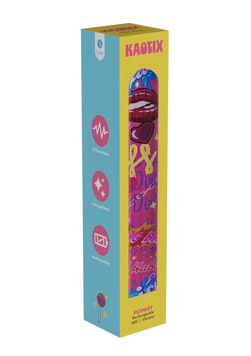 S-Line Kaotix Pop Art Rechargeable Vibrator