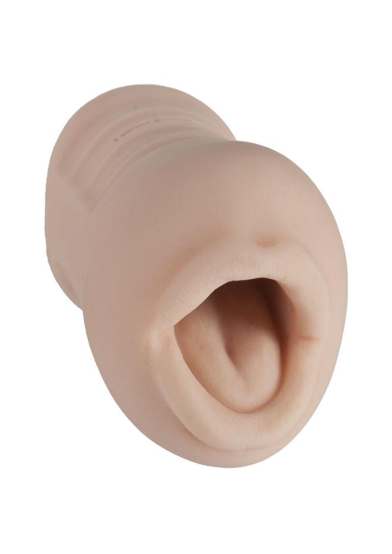 Sasha Grey Ultraskyn Deep Throat Pocket Masturbator - Mouth