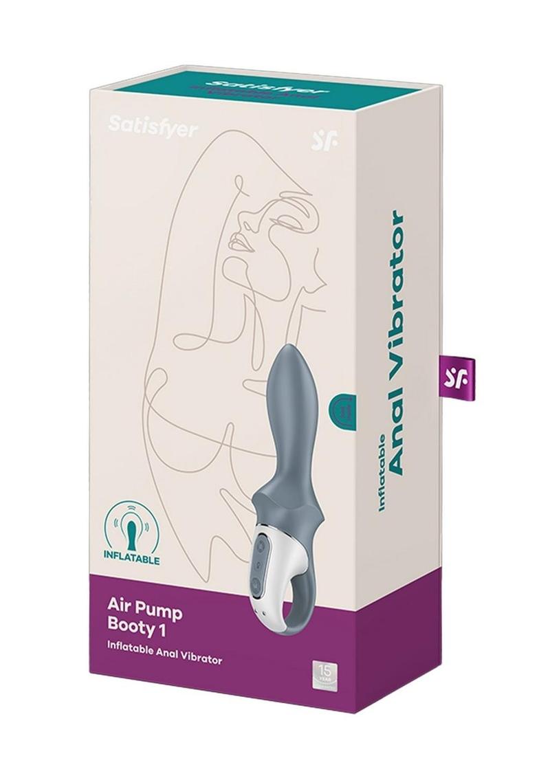Satisfyer Air Pump Booty 1 Rechargeable Silicone Anal Vibrator