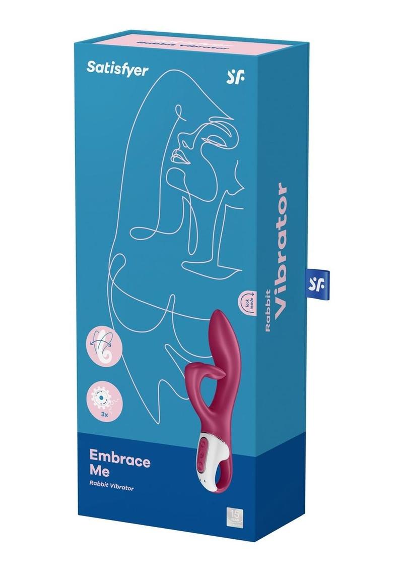 Satisfyer Embrace Me Silicone Rechargeable Vibrator with Clitoral Stimulation