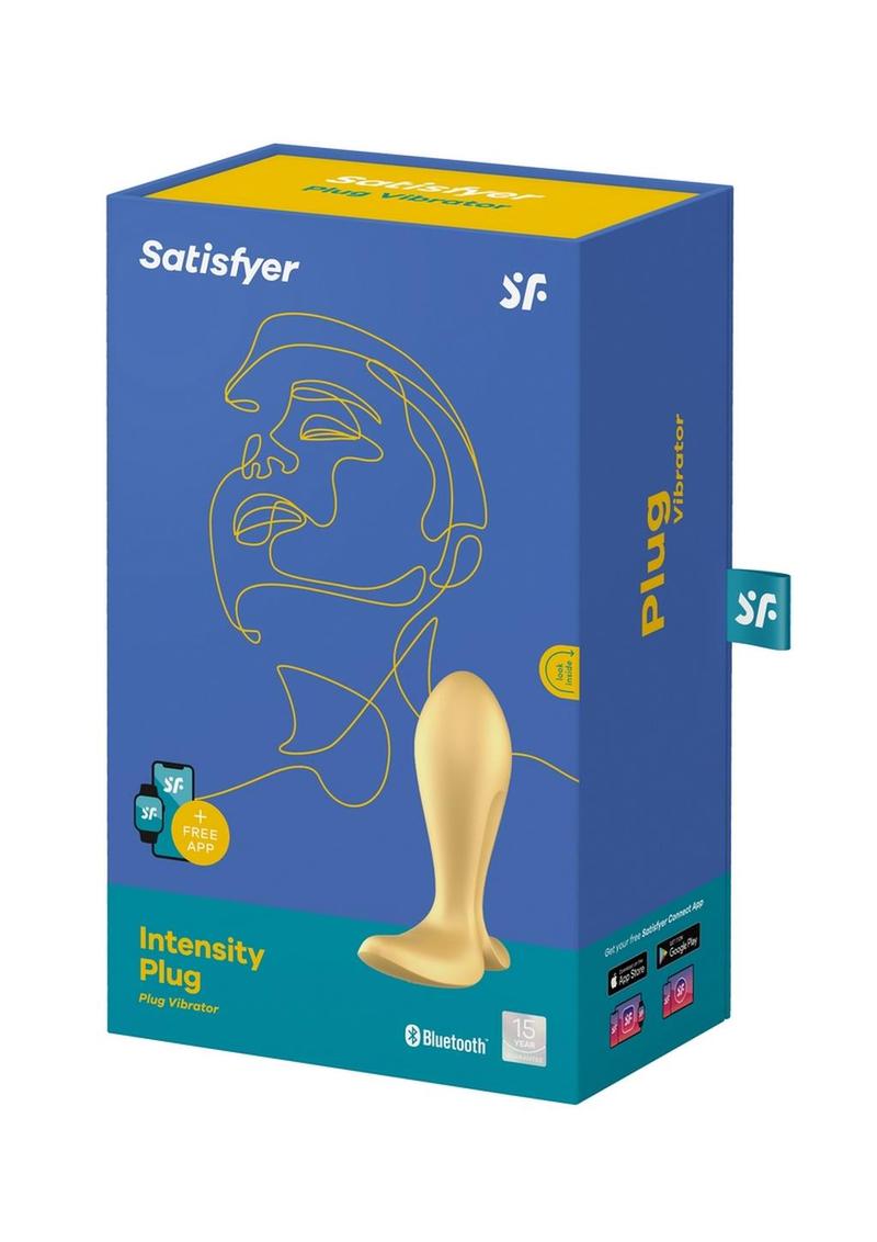 Satisfyer Intensity Plug Rechargeable Silicone Connect App Anal Plug