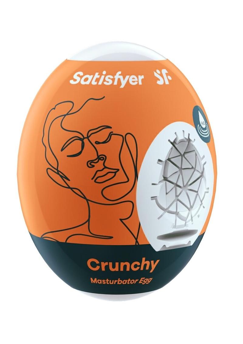 Satisfyer Masturbator Egg 3 Pack Set (Crunchy