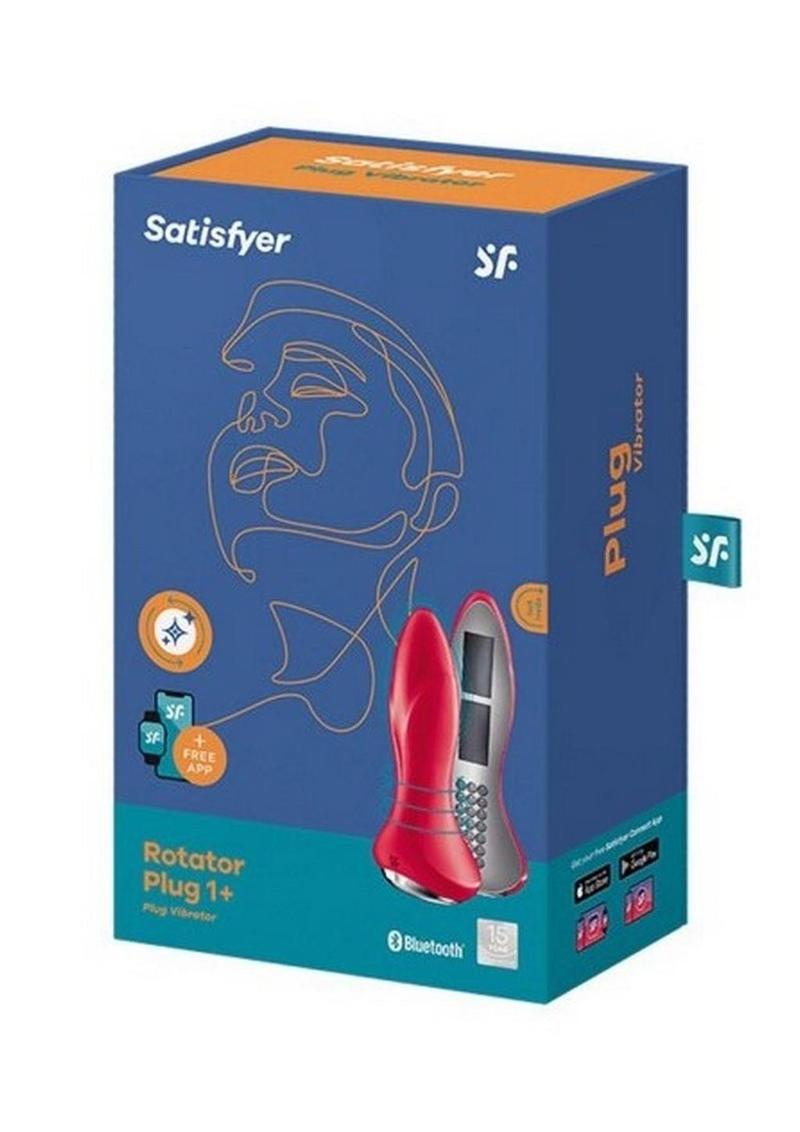 Satisfyer Rotator Plug 1+ Silicone Vibrating Anal Stimulator