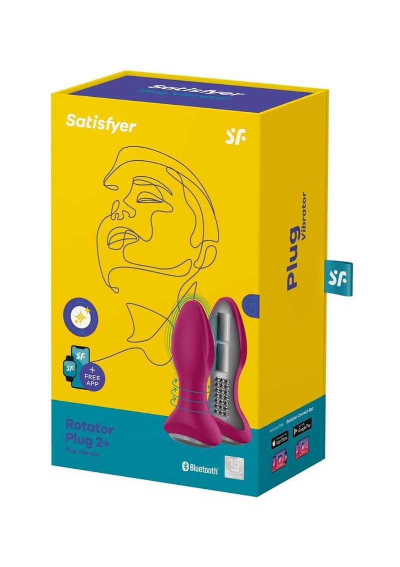 Satisfyer Rotator Plug 2+ Silicone Vibrating Double Anal Stimulator