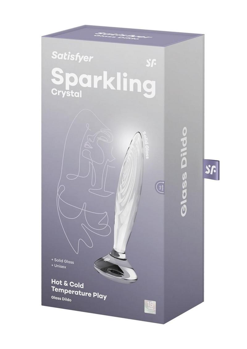 Satisfyer Sparkling Crystal Glass Dildo