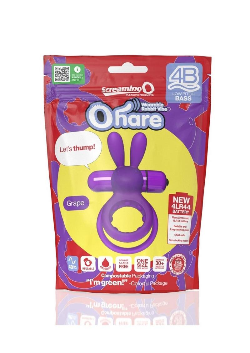 Screaming O 4b Ohare Vibrating Cock Ring