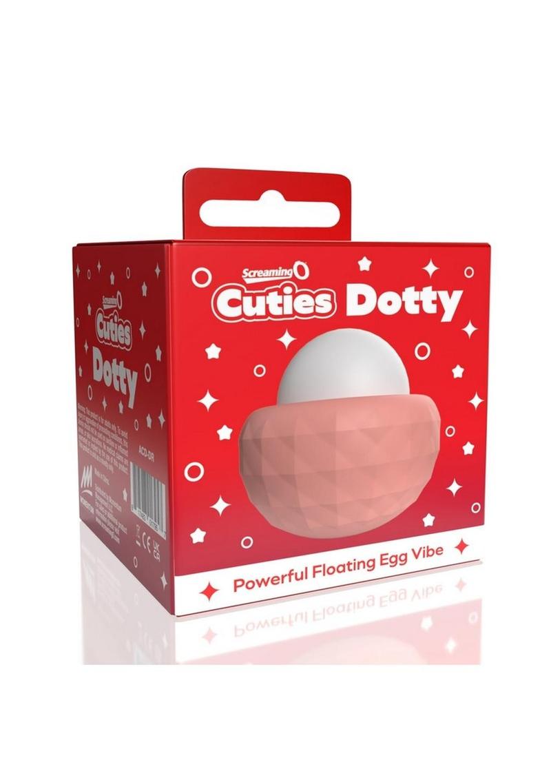 Screaming O Cuties Dotty Rechargeable Silicone Egg Vibrator - Dusty