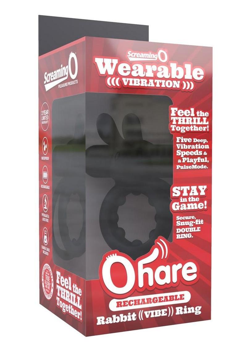Screaming O Ohare Rechargeable Silicone Vibrating Cock Ring
