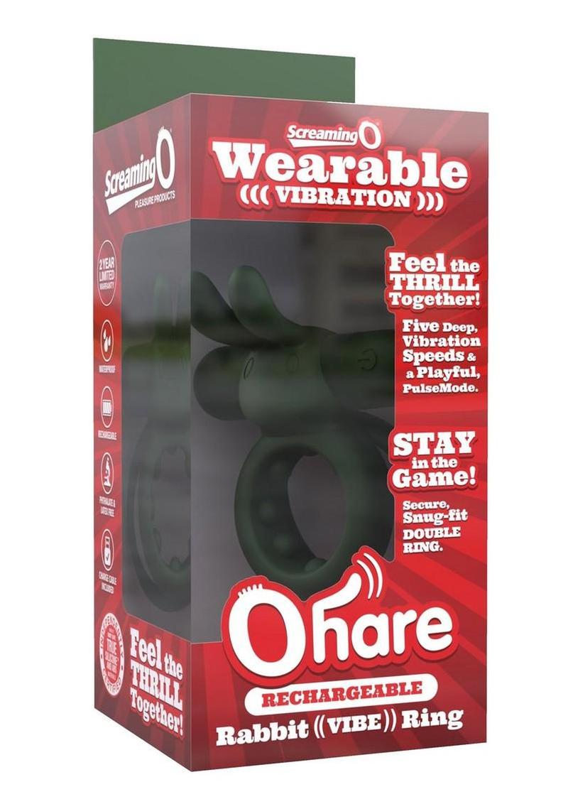 Screaming O Ohare Rechargeable Silicone Vibrating Cock Ring