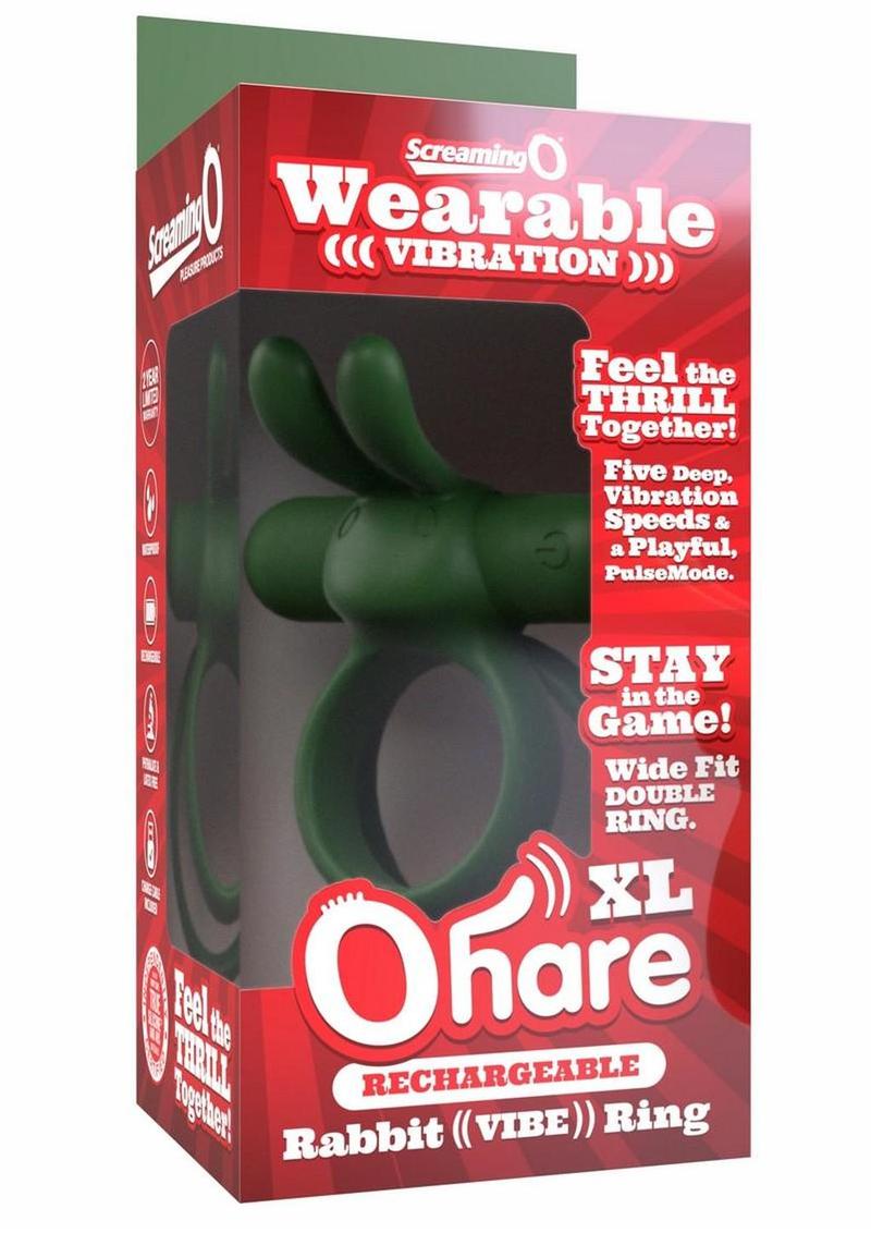 Screaming O Ohare XL Rechargeable Silicone Vibrating Cock Ring