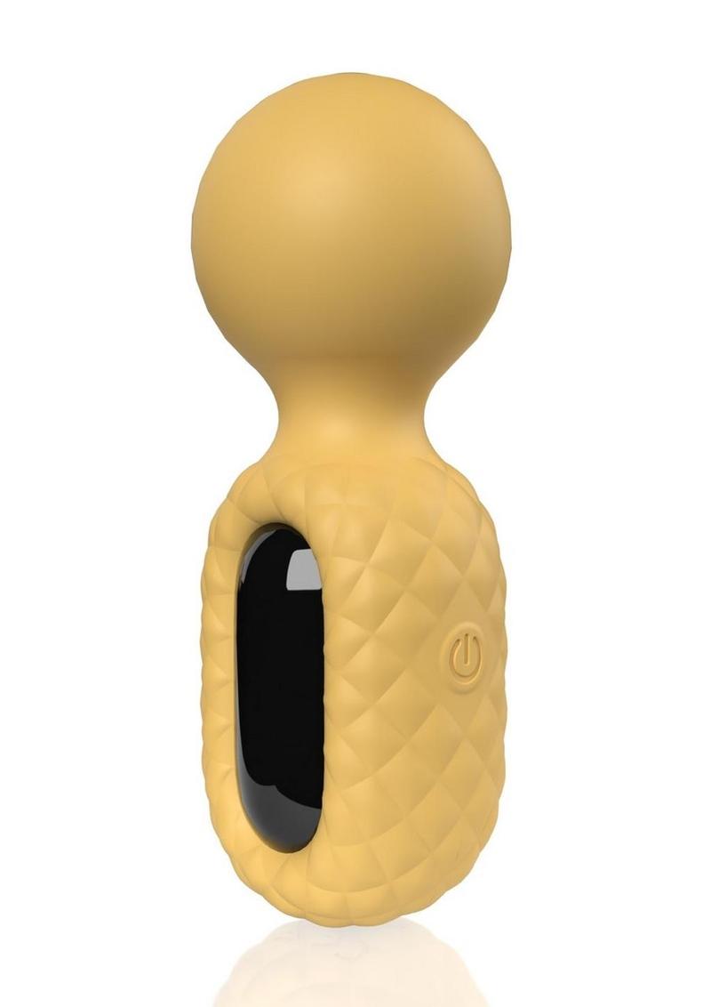Screaming O Rebound Rechargeable Silicone Compact Power Wand - Bumblee