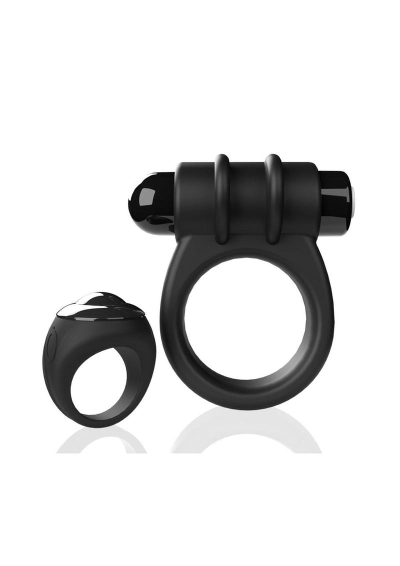 Screaming O Switch Remote Controlled Silicone Rechargeable Vibrating Ring