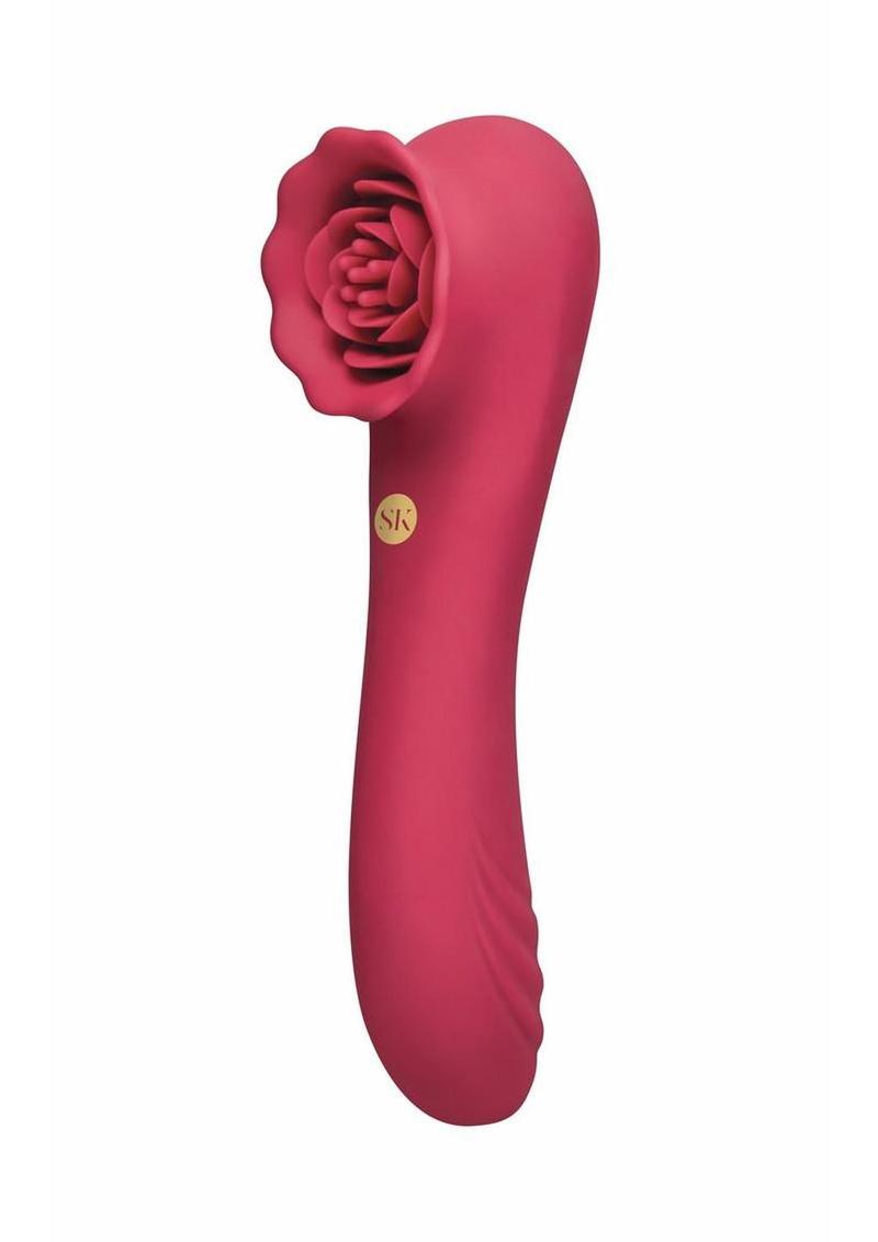 Secret Kisses Rosegasm Quake Rechargeable Silicone Dual Vibe