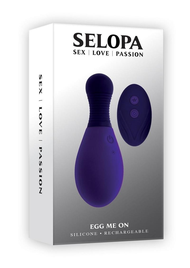 Selopa Egg On Me Rechargeable Silicone Egg Vibrator