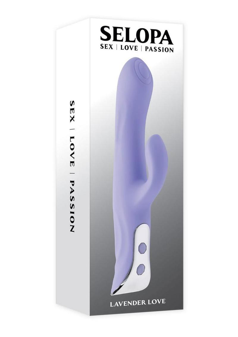 Selopa Lavender Love Rechargeable Silicone Dual Vibrator