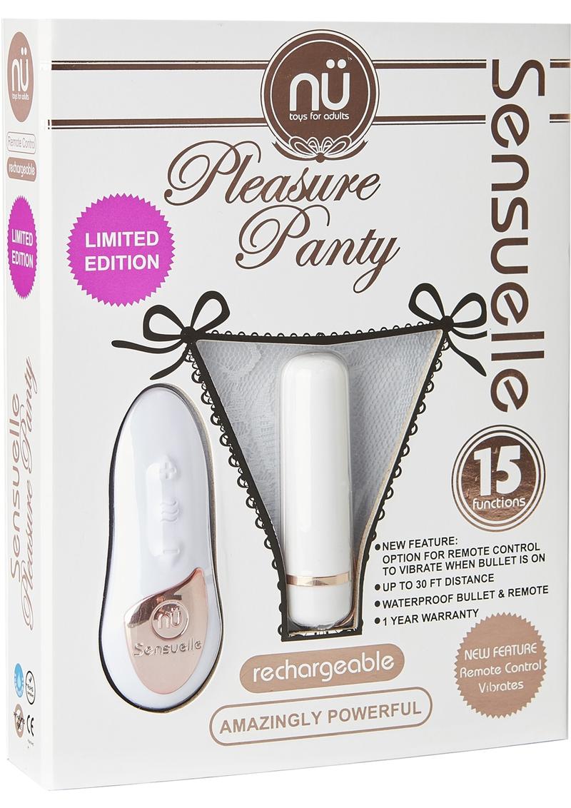 Sensuelle Pleasure Panty Vibe Rechargeable Bullet with Remote Control - Limited Edition