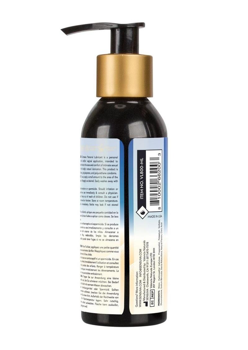 Sensuva Jelly Water Based Personal Lubricant